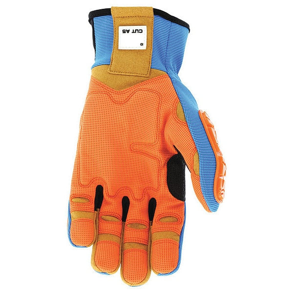 Impact Resistant Glove, XL, Full Finger, PR