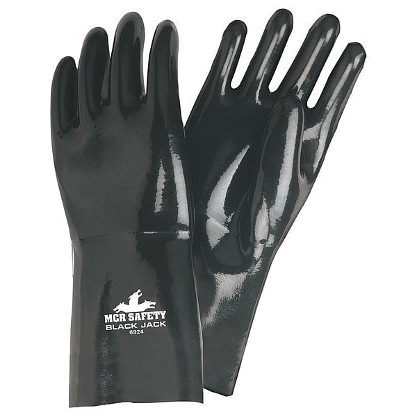 Chemical Resistant Glove, XL, Black, PK12