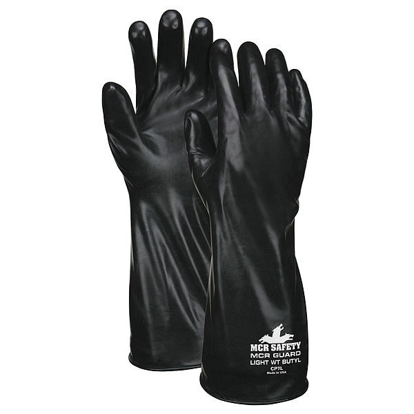 Chemical Resistant Glove, XL, Black, PR