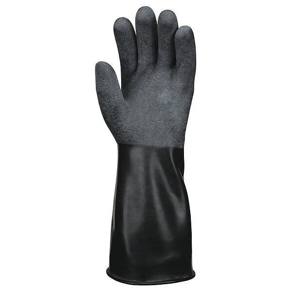 Chemical Resistant Glove, S, Black, PR