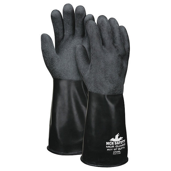 Chemical Resistant Glove, XL, Black, PR