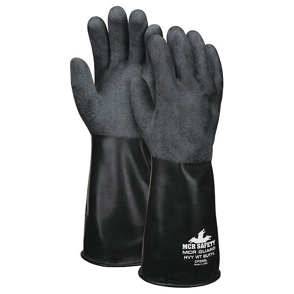 Chemical Resistant Glove, S, Black, PR
