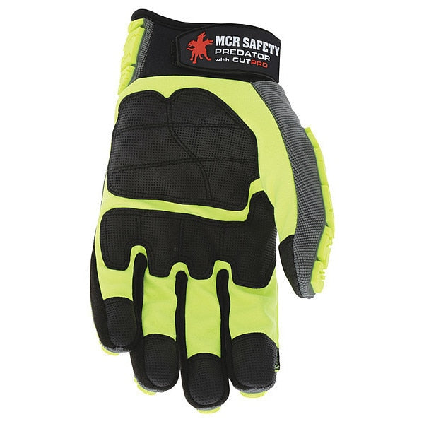 Impact Resistant Glove, XL, Full Finger, PR