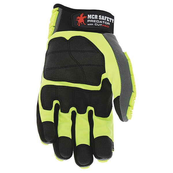 Impact Resistant Glove, M, Full Finger, PR