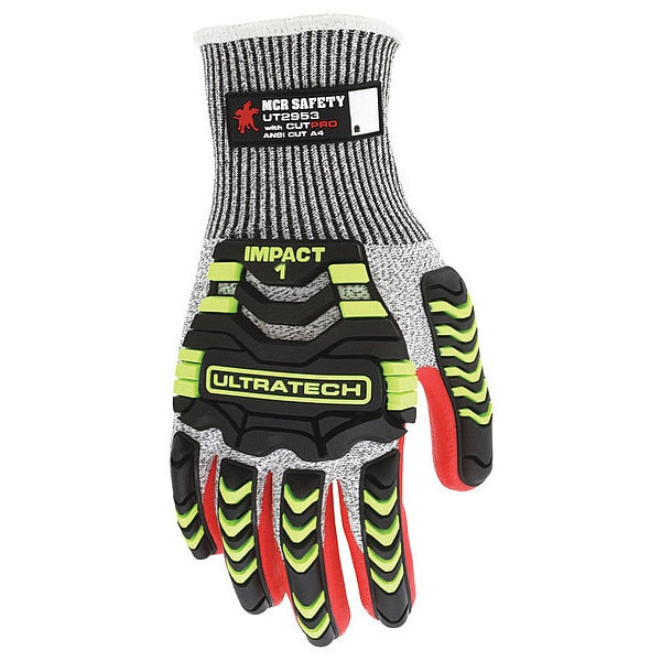 Coated Gloves, M, knit Cuff, PR