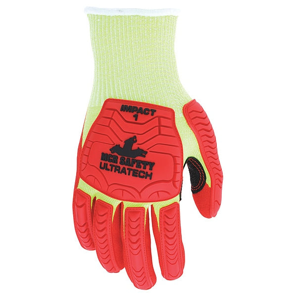 Coated Gloves, L, knit Cuff, PK12