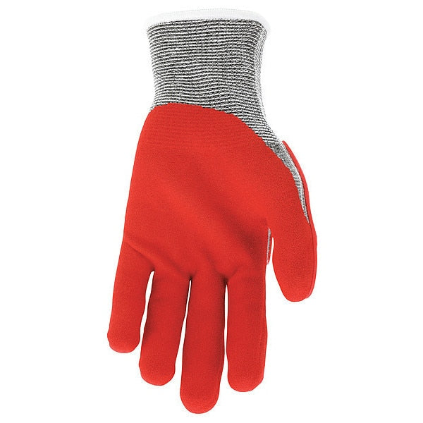 Coated Gloves, 2XL, knit Cuff, PK12