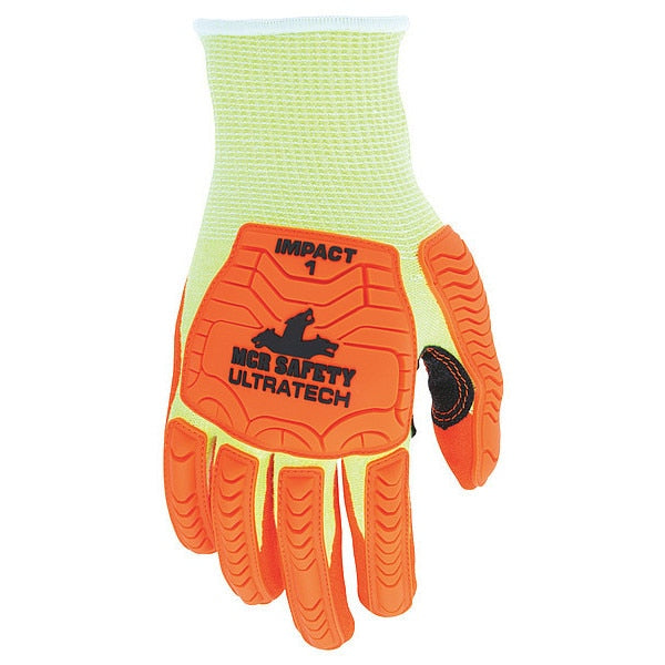 Coated Gloves, L, knit Cuff, PK12