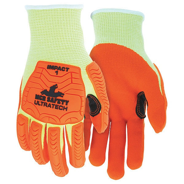 Coated Gloves, S, knit Cuff, PK12
