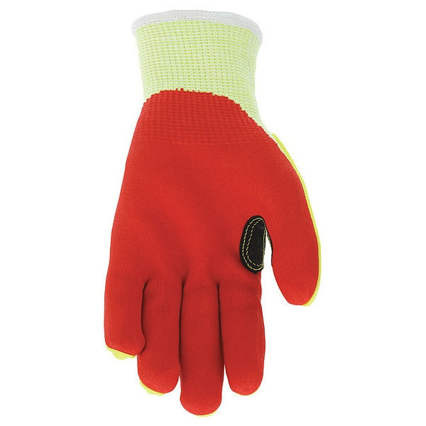 Coated Gloves, XL, knit Cuff, PK12