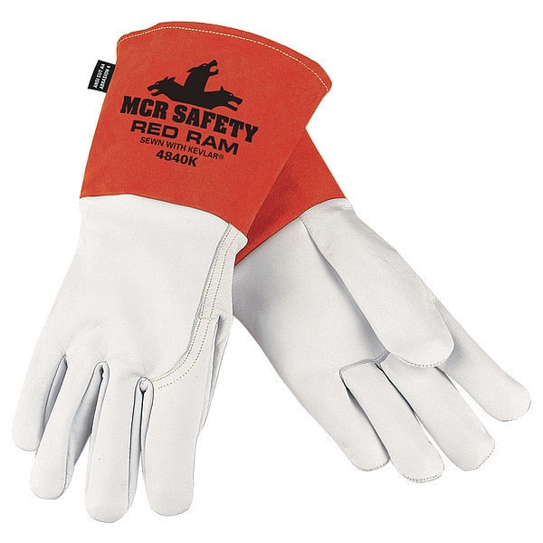 Welding Leather Glove, Goatskin, XL, PK12