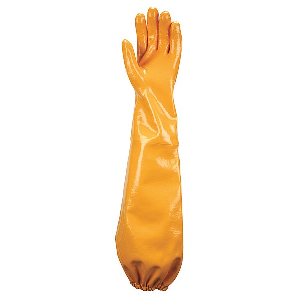Chemical Resistant Glove, 2XL, Yellow, PR