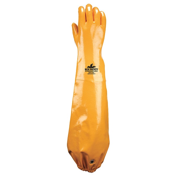 Chemical Resistant Glove, 2XL, Yellow, PR