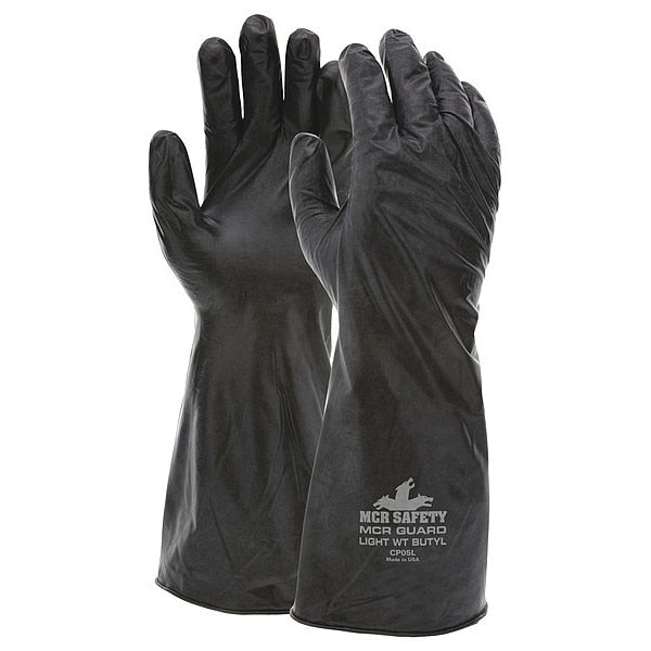 Chemical Resistant Glove, XL, Black, PR