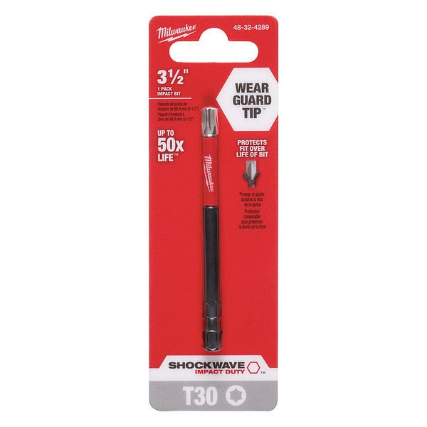3-1/2 in. TORX T30 SHOCKWAVE Impact Duty Power Bit (1 pk)