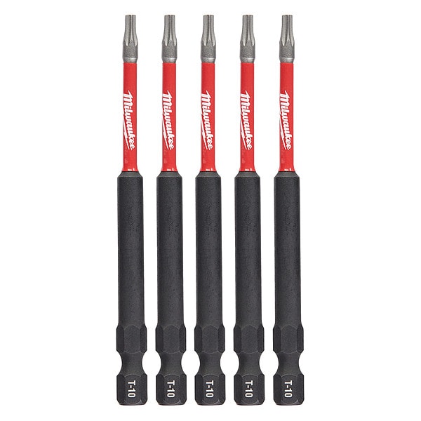 3-1/2 in. TORX T10 SHOCKWAVE Impact Duty Power Bit (5 pk)