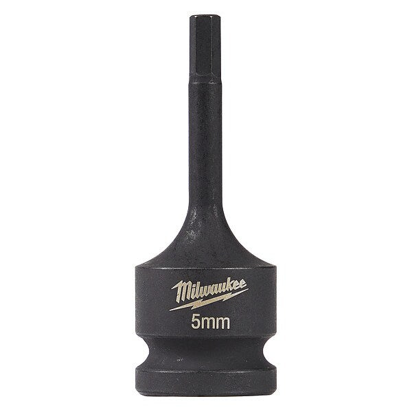 SHOCKWAVE Lineman's 1/2 in. Drive 5mm Hex Bit Socket