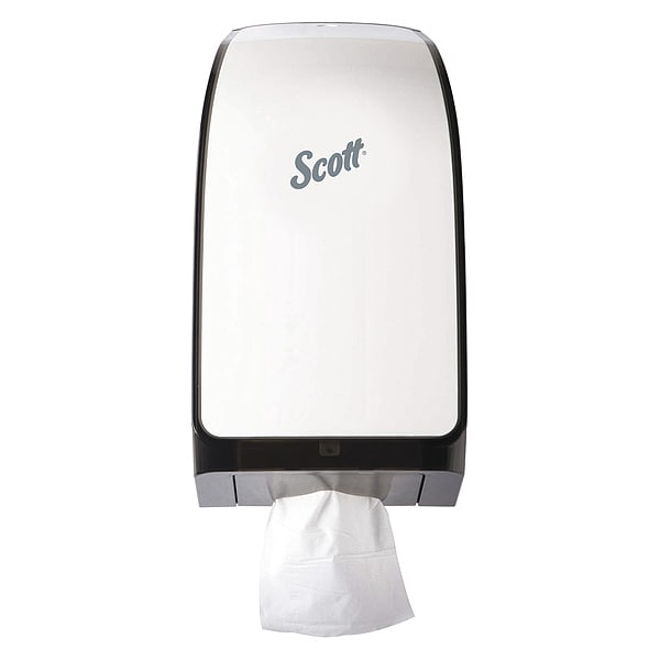 Hygienic Bathroom Tissue Dispenser (40407), White, 7.00