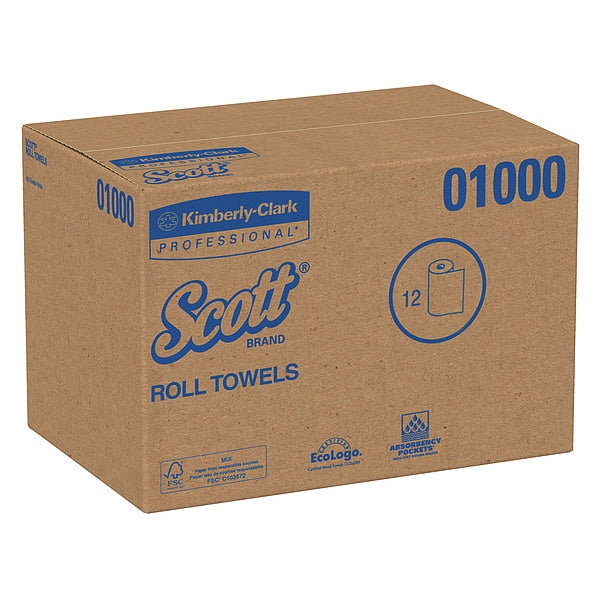 Essential Universal High-Capacity Hard Roll Towels, 1.5