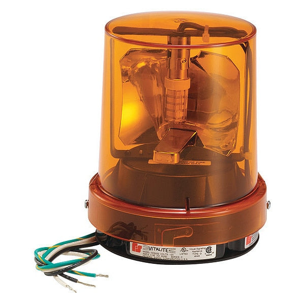 Warning Light, Amber, LED, 5-1/8