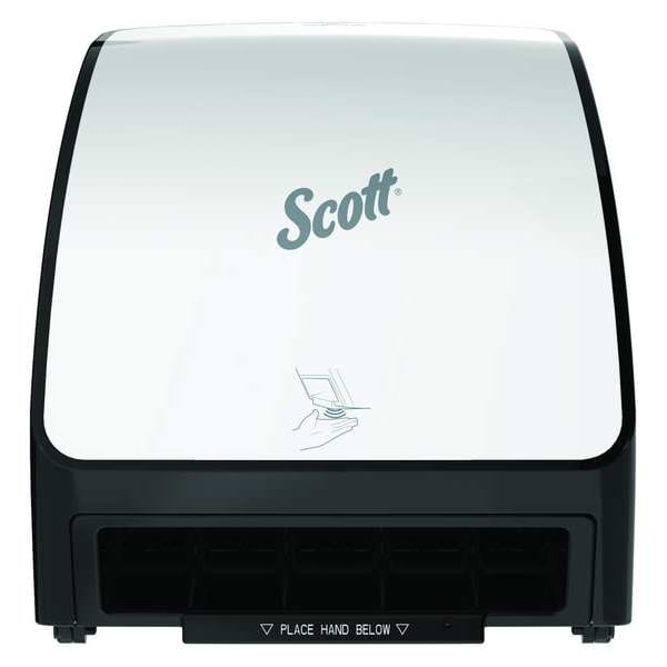 Electronic Slimroll Towel Dispenser, White, for Scott Orange Core Towels, 11.8