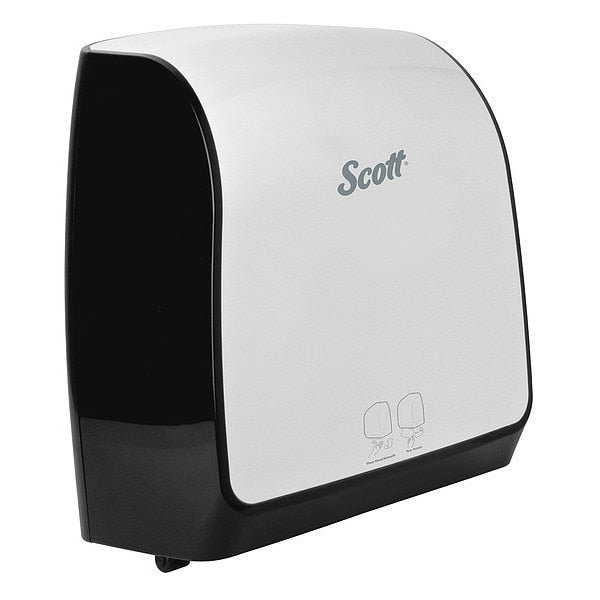 Pro Automatic Hard Roll Towel Dispenser, White, use Blue Core Towels, 12.66