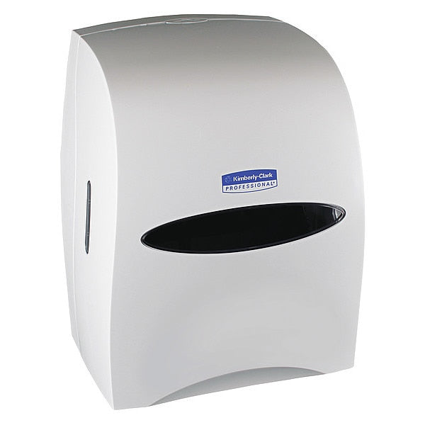 Sanitouch Manual Hard Roll Towel Dispenser, White, for 1.75
