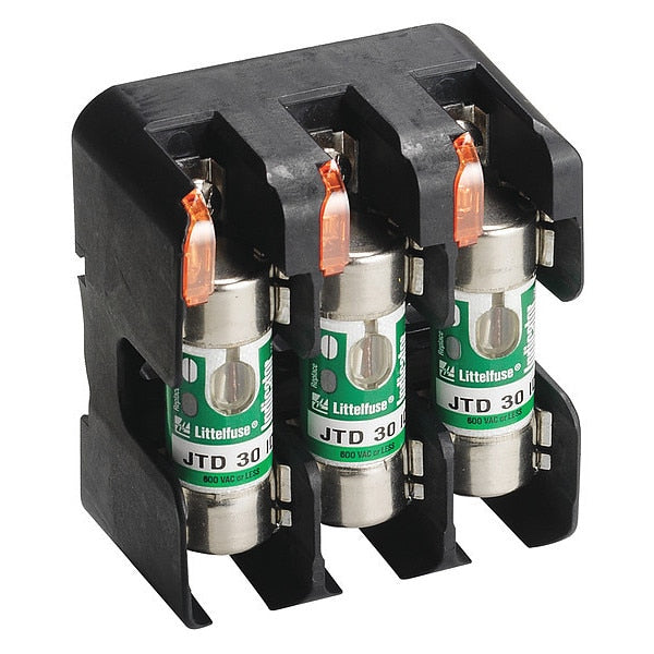Fuse Block, 600V, 30A, 2 POLE