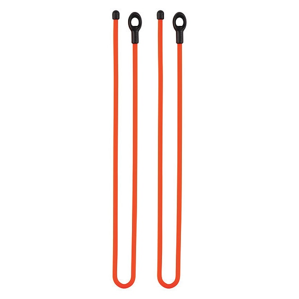Twist Ties, Rubber, 18 in L, 1/2 in W, PK2
