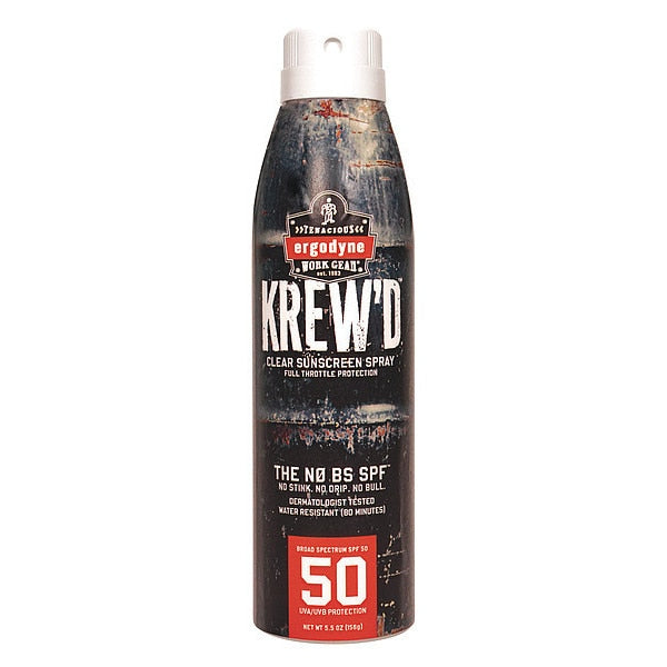 Sunscreen, Spray, SPF 50, 5.5 oz. Sz
