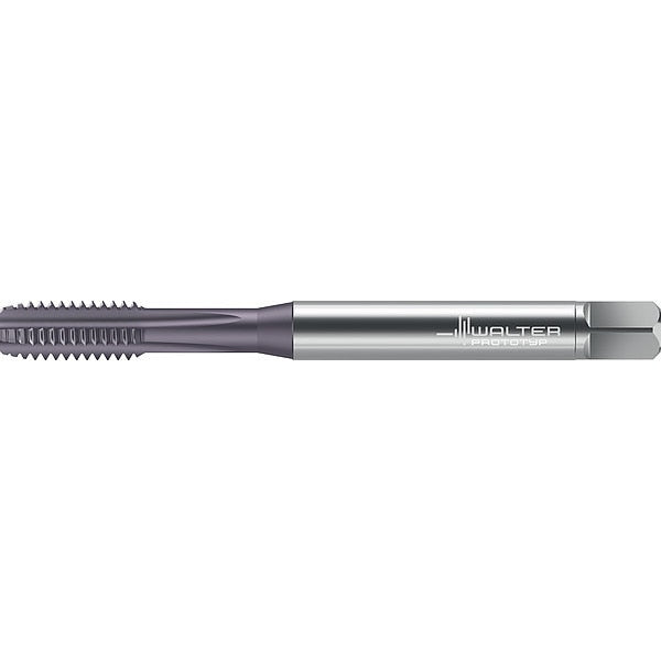 Straight Flute Tap, Modified Bottoming, 4 Flutes