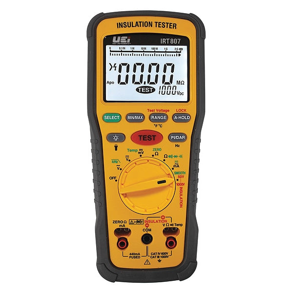 NIST Certified IP42 Advanced Insulation Resistance Tester 1000V AC/DC