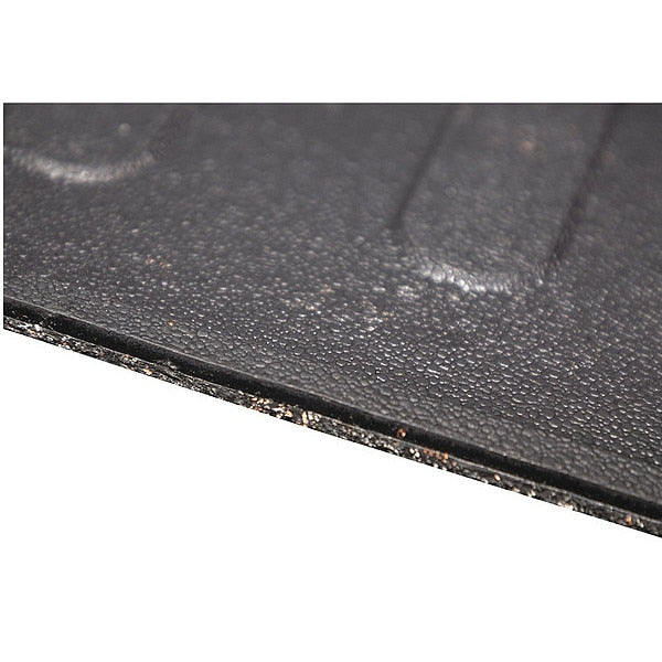 Utility Mat, Black, Unfinished, Rubber