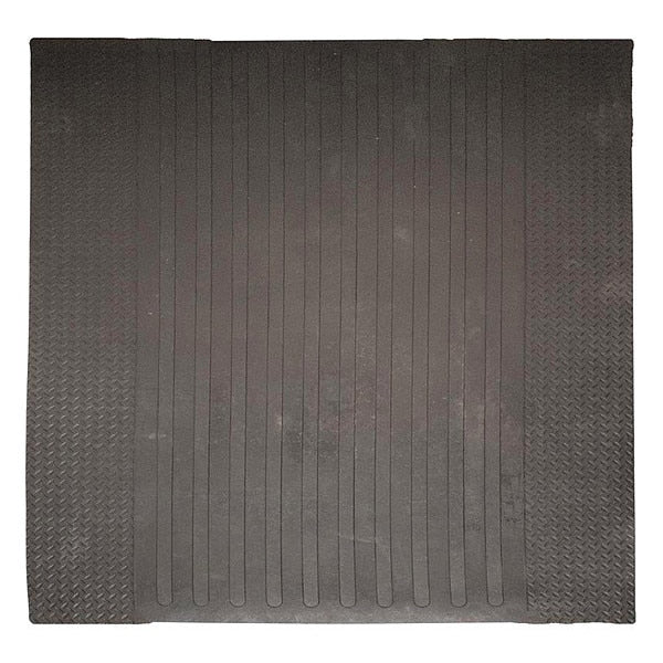 Utility Mat, Black, Unfinished, Rubber