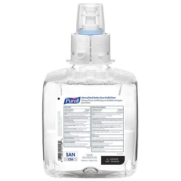 Hand Sanitizer, 1,200mL, FragranceFree, PK2