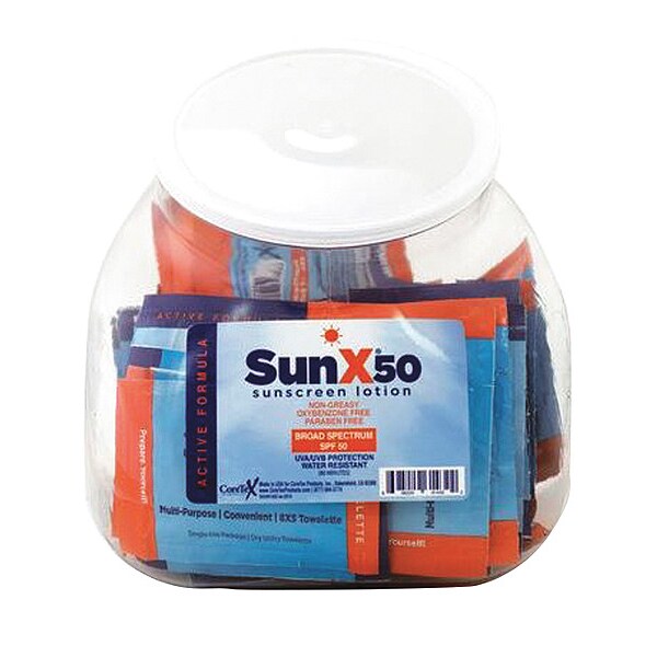 Sun X 50 Sunscreen Pouch, PK50