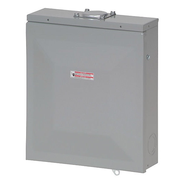 Load Center, 8 Spaces, 125 A Amps, 120/240V AC, BR Circuit Breaker Type