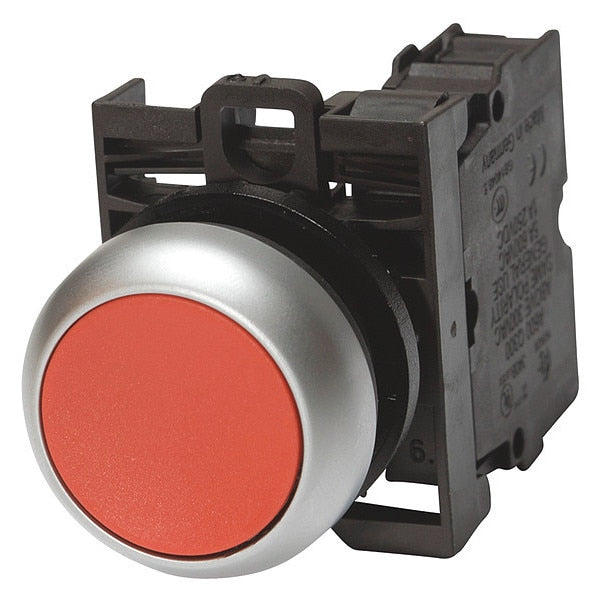 Push Button, 22.5 mm, 2NC, Red