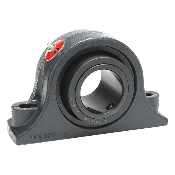 Pillow Block Bearing, 3 in Bore, Cast Iron