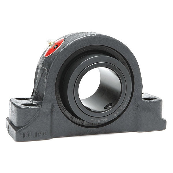 Pillow Block Brg, 4 7/16in Bore, Cast Iron