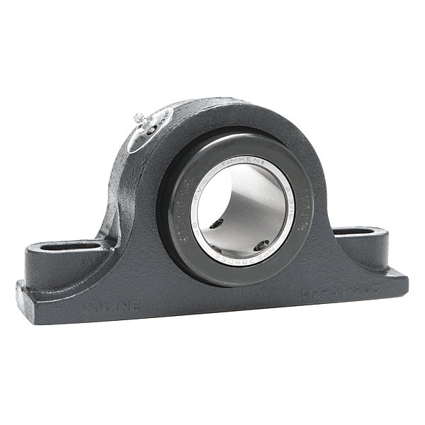 Pillow Block Brg, 1 1/4 in Bore, Cast Iron