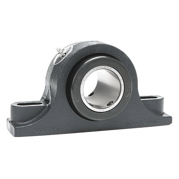 Pillow Block Brg, 2 3/16in Bore, Cast Iron