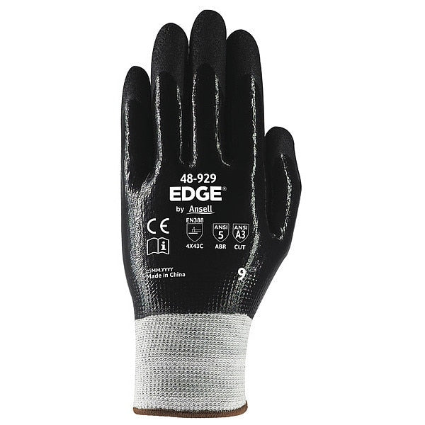 Gloves, Black/Red, 1 PR