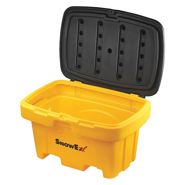 Salt Box, Yellow, Solid, HDPE