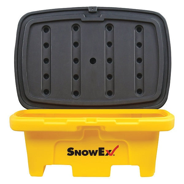 Salt Box, Yellow, Solid, HDPE