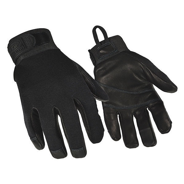 Gloves, Black, L, PR
