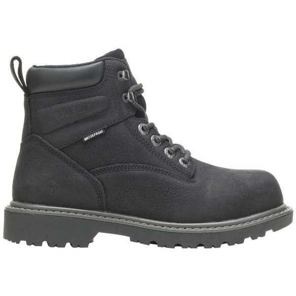 7-1/2 Size Women's 6 in Work Boot Steel Work Boot , Black
