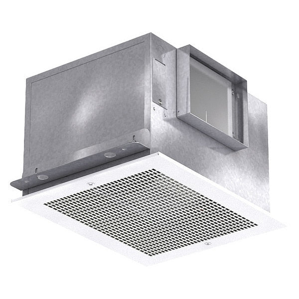 BathExh Fn, 8In Duct Dia, Galv Steel, 115 V