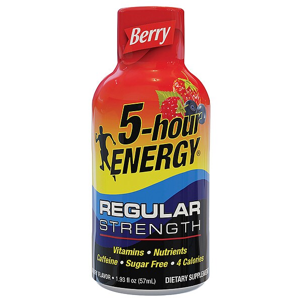 Energy Shot, 1.93 oz Net Wt, Liquid, PK4