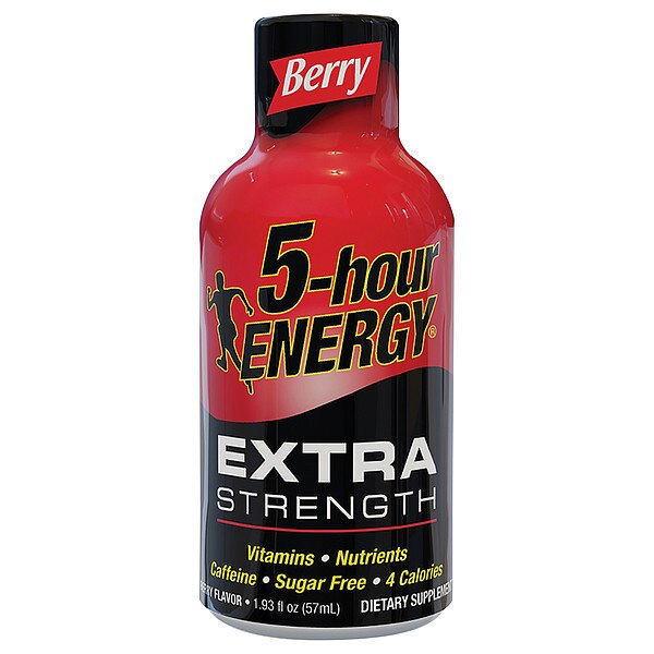 Energy Shot, 1.93 oz Net Wt, Liquid, PK4